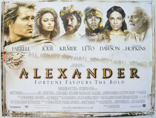 Alexander Original British Quad Poster - Film Poster - Movie Poster 