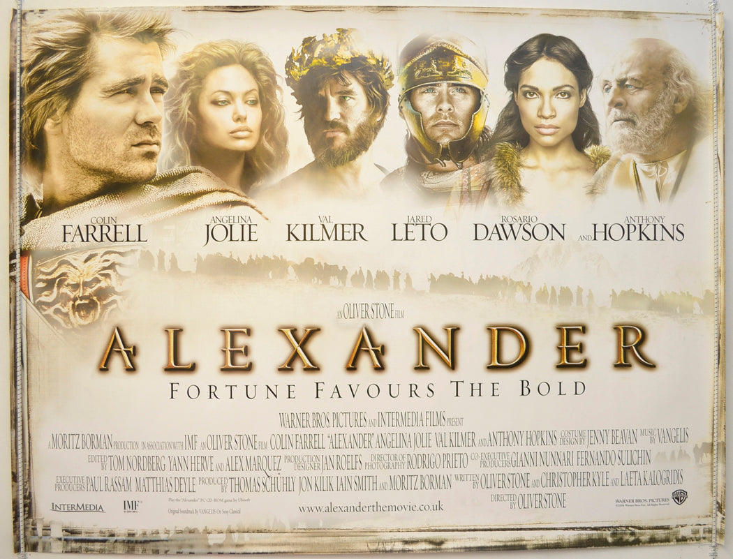 Alexander  Original Quad Poster - Film Poster - Movie Poster 