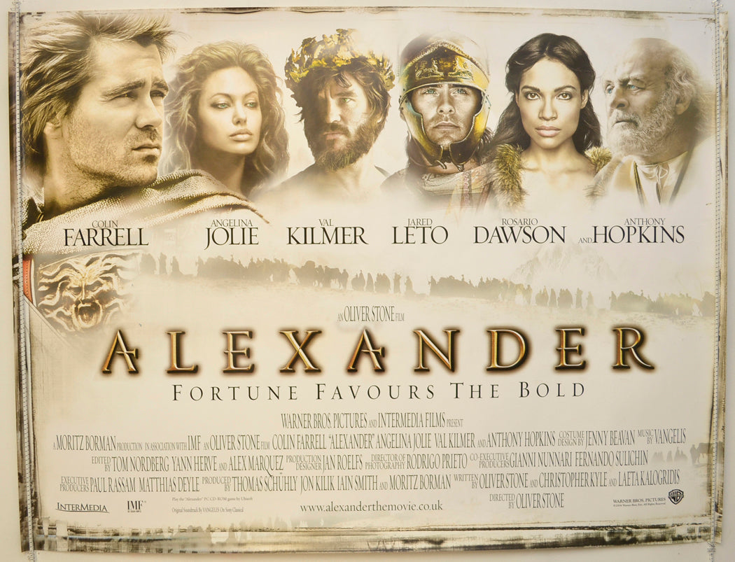 Alexander  Original Quad Poster - Film Poster - Movie Poster 