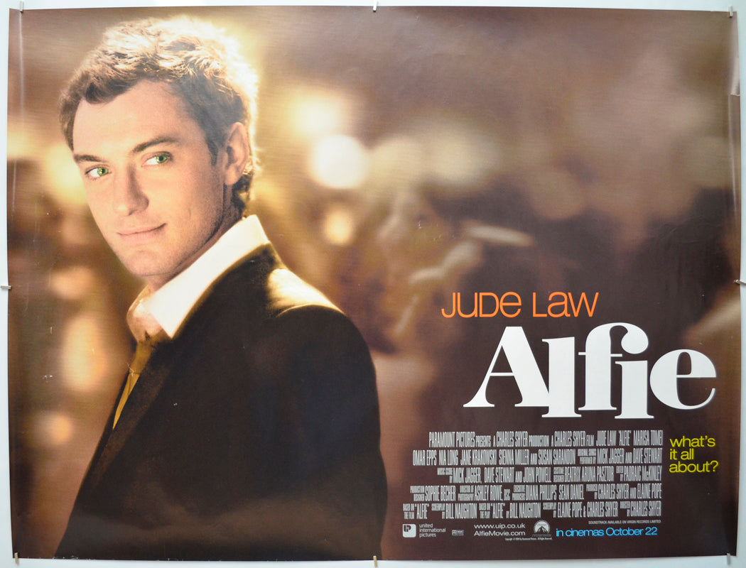 Alfie Original Quad Poster - Film Poster - Movie Poster