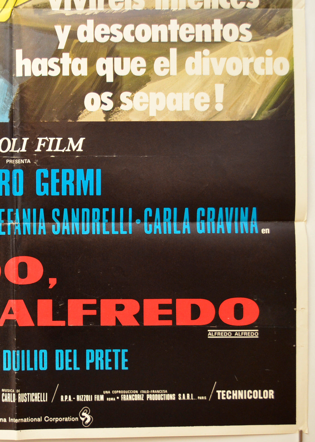 ALFREDO, ALFREDO (Bottom Right) Cinema One Sheet Movie Poster 