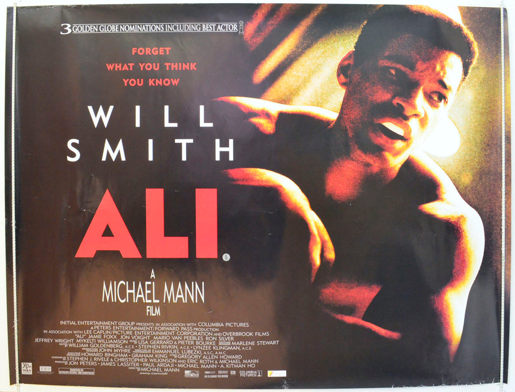 Ali Original British Quad Poster - Film Poster - Movie Poster 