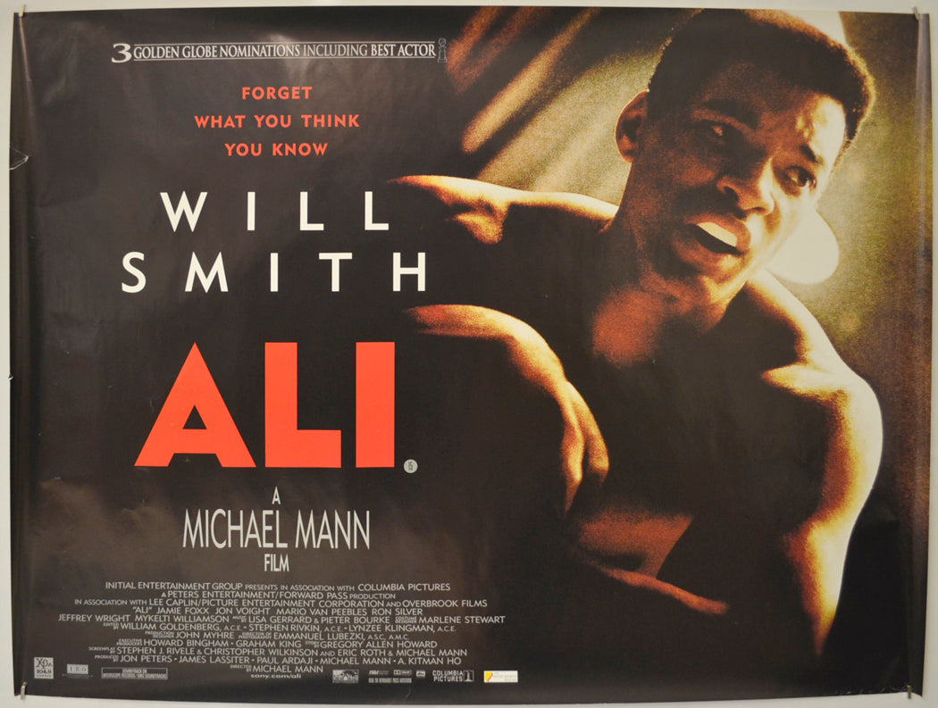 Ali  Original Quad Poster - Film Poster - Movie Poster