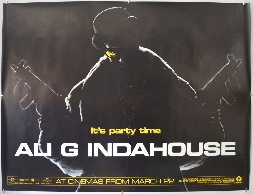 Ali G Indahouse (Teaser / Advance Version) Original Quad Poster - Film Poster - Movie Poster  