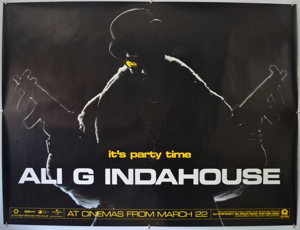 Ali G Indahouse (Teaser / Advance Version) Original Quad Poster - Film Poster - Movie Poster  