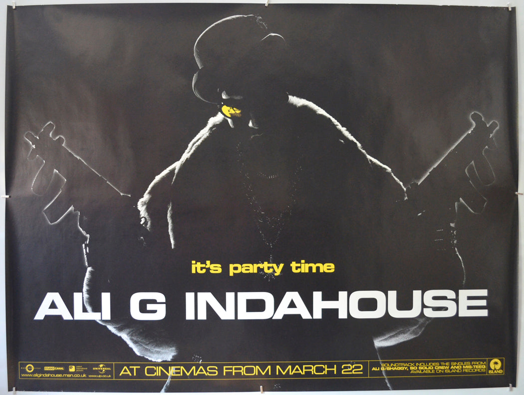 Ali G Indahouse (Teaser / Advance Version) Original Quad Poster - Film Poster - Movie Poster  