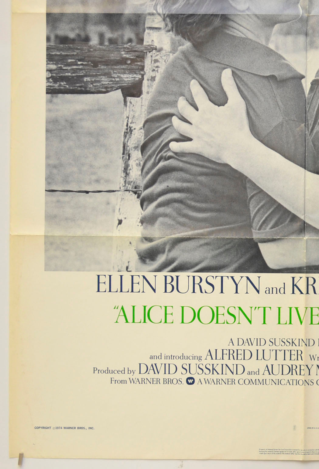 ALICE DOESN’T LIVE HERE ANYMORE (Bottom Left) Cinema One Sheet Movie Poster 