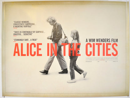 Alice In The Cities  (a.k.a. Alice in den Stadten)  (2007 Axiom Films re-release poster)   Original Quad Poster - Film Poster - Movie Poster