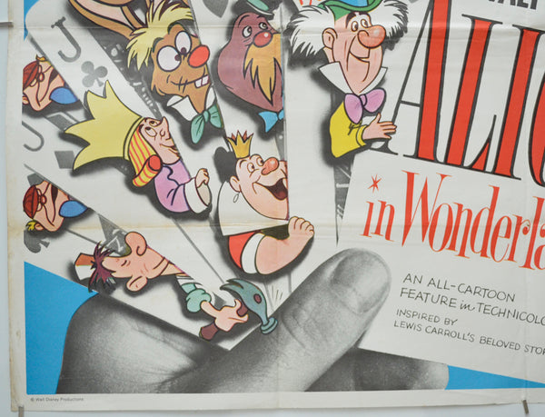 “Alice In Wonderland / Rascal” (1970 re-release double bill) Original ...