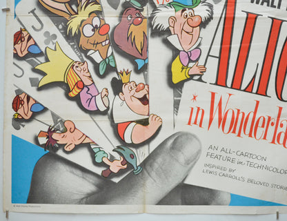 ALICE IN WONDERLAND / RASCAL (Bottom Left) Cinema Quad Movie Poster 