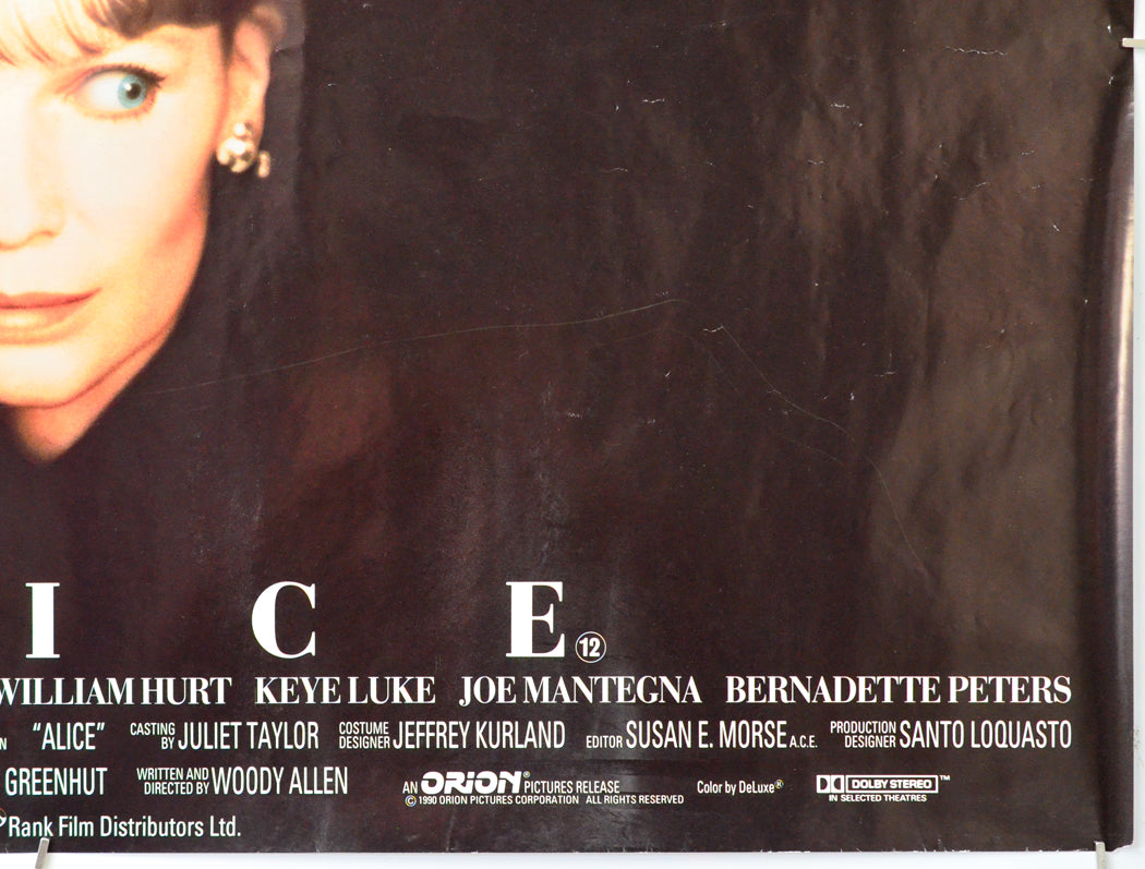 Alice (Bottom Right) Cinema Quad Movie Poster 