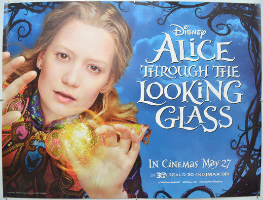 Alice Through The Looking Glass - Original Quad Poster - Film Poster - Movie Poster