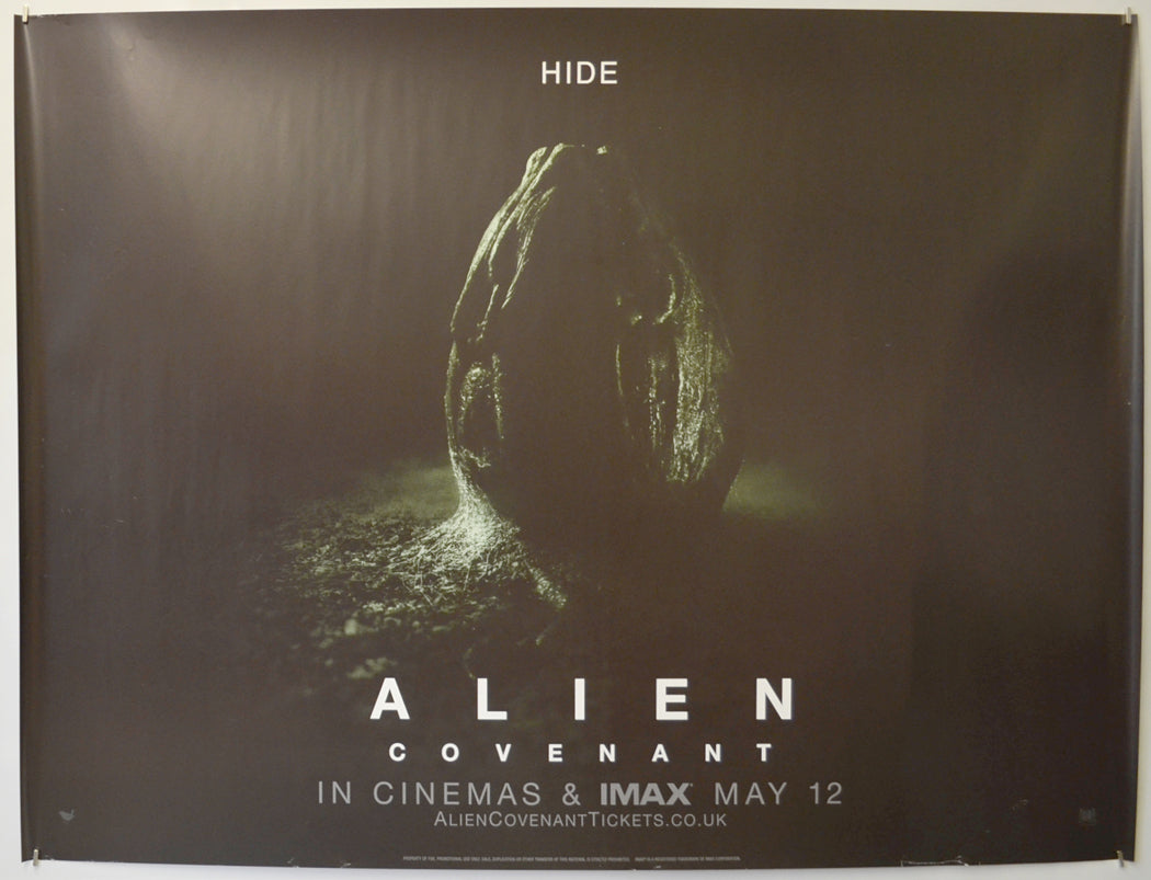 “Alien: Covenant” (Teaser / Advance EGG Version) Original Quad Poster ...