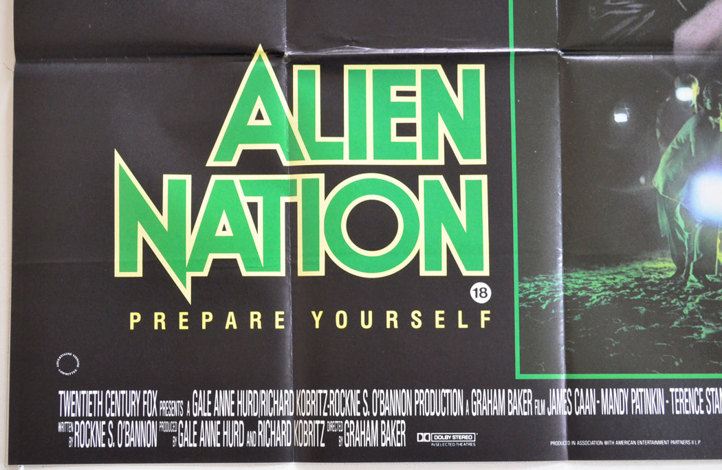 ALIEN NATION (Bottom Left) Cinema Quad Movie Poster 