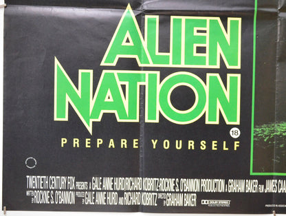 ALIEN NATION (Bottom Left) Cinema Quad Movie Poster 