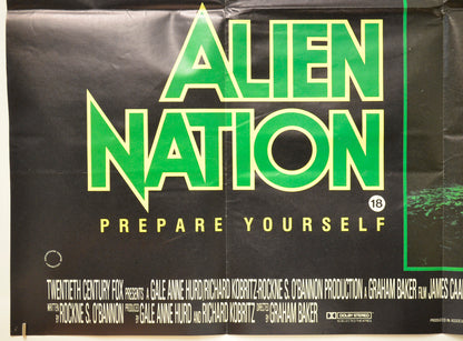 ALIEN NATION (Bottom Left) Cinema Quad Movie Poster 