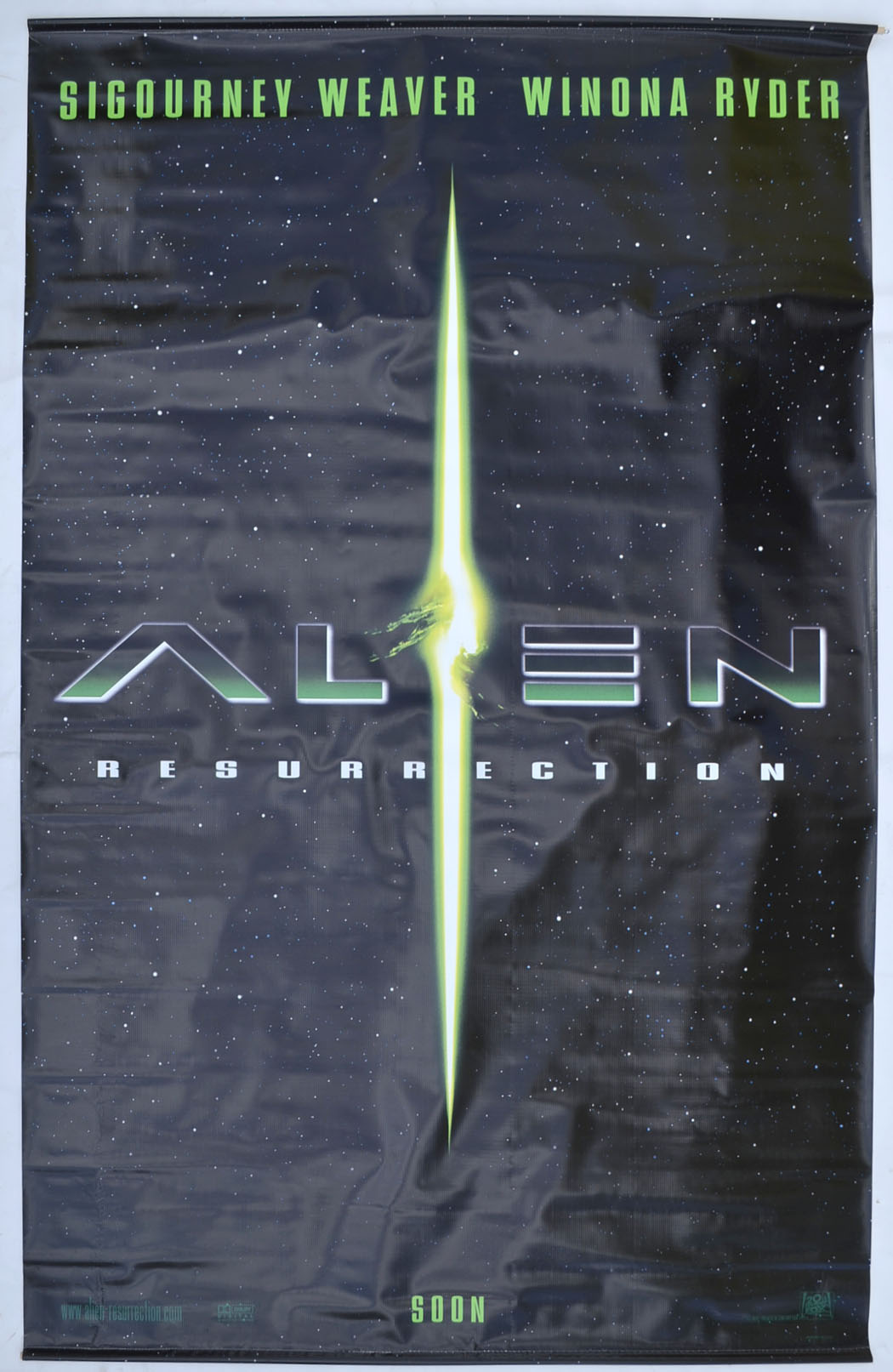 Alien Resurrection Original Cinema Banner - Film Banner - Movie Banner - Vinyl Banner 