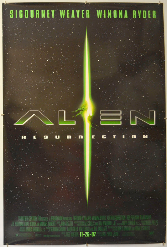 Alien : Resurrection (Teaser / Advance Version B) Original One Sheet Poster - Film Poster - Movie Poster