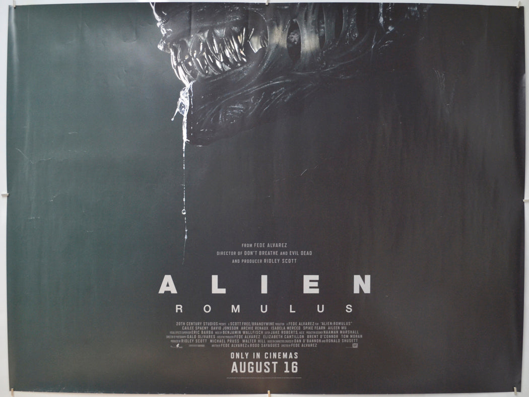 Alien: Romulus (Teaser / Advance Version) Original Quad Poster - Film Poster - Movie Poster