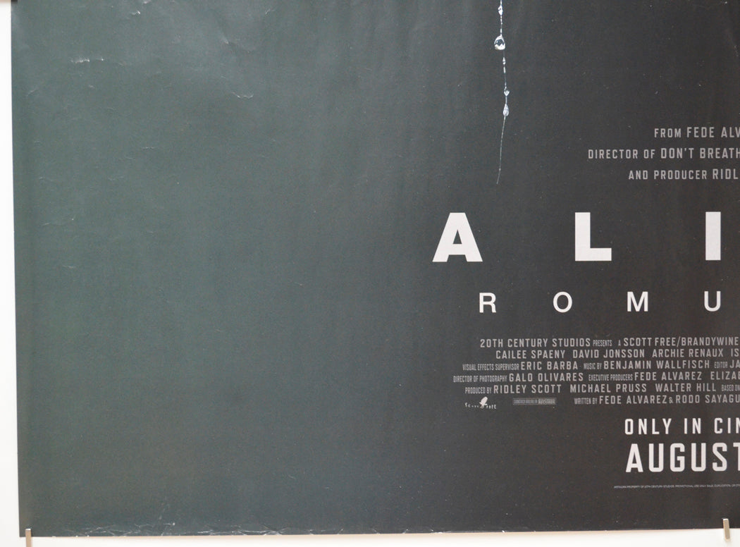 ALIEN: ROMULUS (Bottom Left) Cinema Quad Movie Poster 