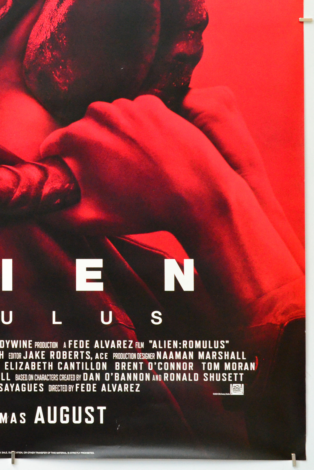 Alien: Romulus (Bottom Right) Cinema One Sheet Movie Poster 