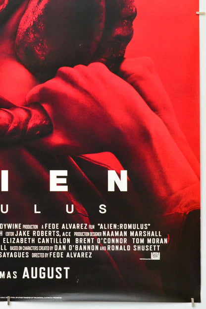 Alien: Romulus (Bottom Right) Cinema One Sheet Movie Poster 