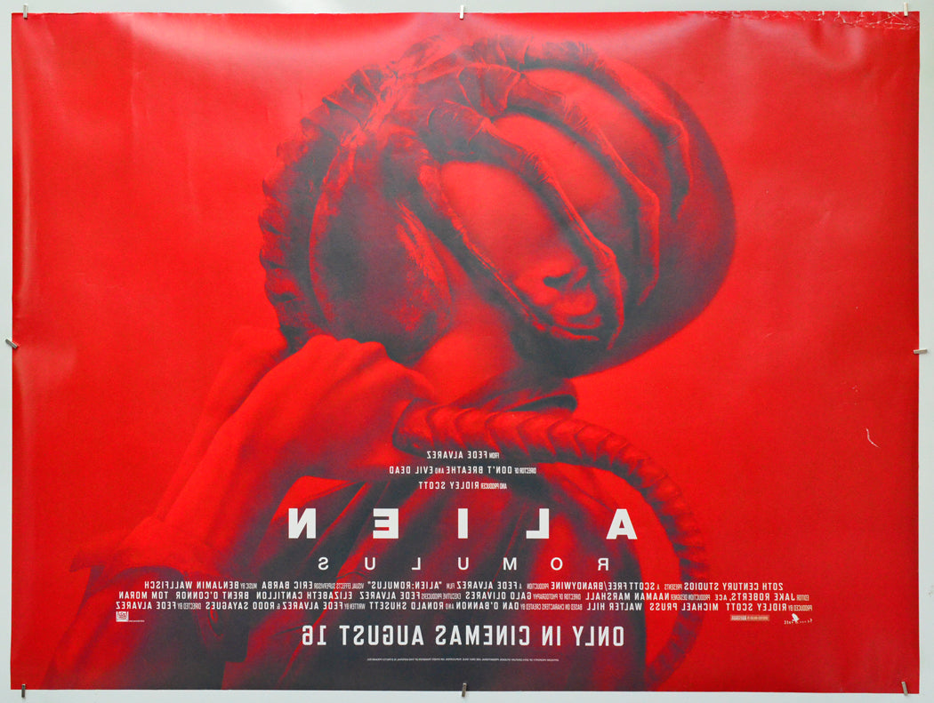 Alien: Romulus (Back) Cinema Quad Movie Poster 