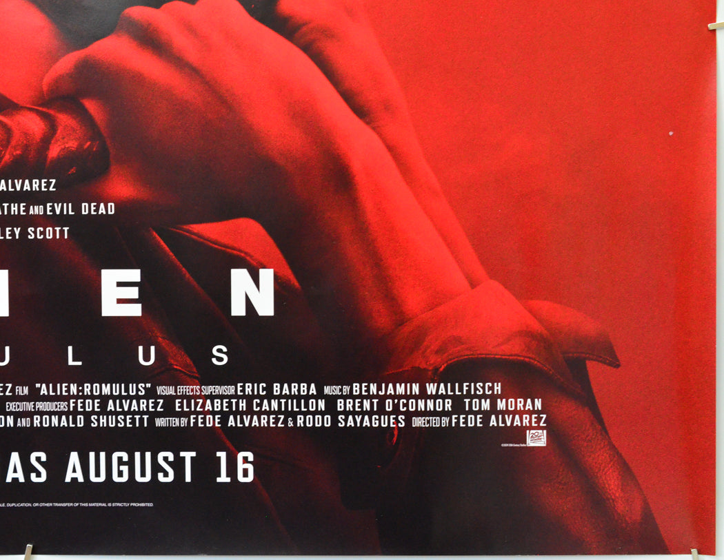 Alien: Romulus (Bottom Right) Cinema Quad Movie Poster 