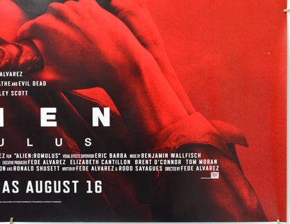 Alien: Romulus (Bottom Right) Cinema Quad Movie Poster 