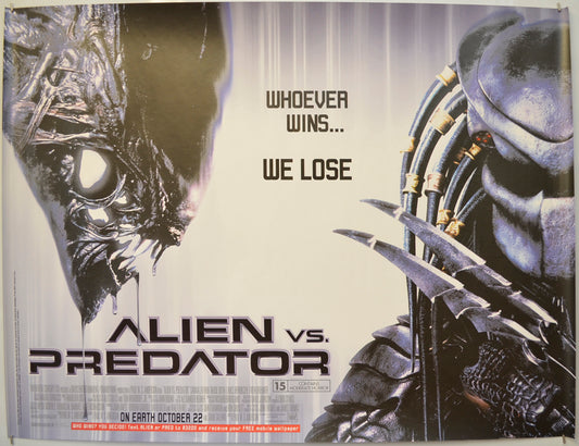 Alien Vs Predator Original Quad Poster - Film Poster - Movie Poster  