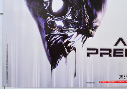 ALIEN VS PREDATOR (Bottom Left) Cinema Quad Movie Poster 