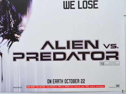 ALIEN VS PREDATOR (Bottom Right) Cinema Quad Movie Poster 