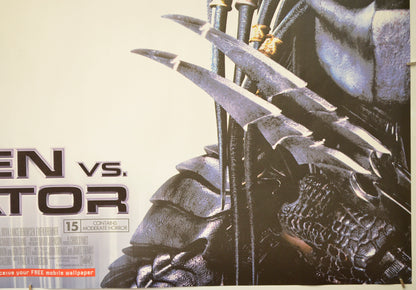 ALIEN VS PREDATOR (Bottom Right) Cinema Quad Movie Poster 