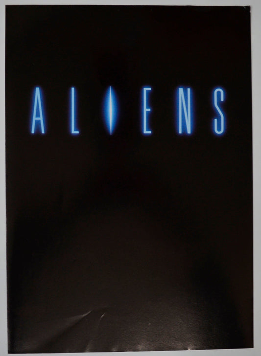 Aliens Original Cinema Exhibitors Press Synopsis / Credits Booklet (UK)