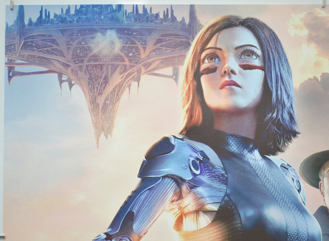 ALITA: BATTLE ANGEL (Top Left) Cinema Quad Movie Poster 