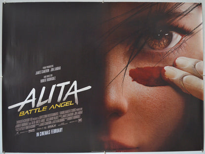 Alita: Battle Angel - Original Quad Poster - Film Poster - Movie Poster