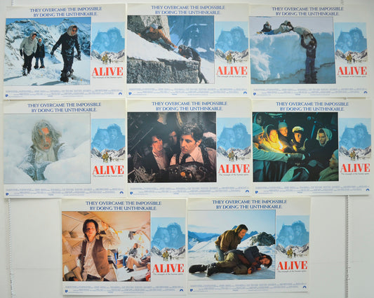 Alive  Set of 8 Original Cinema Lobby Cards 