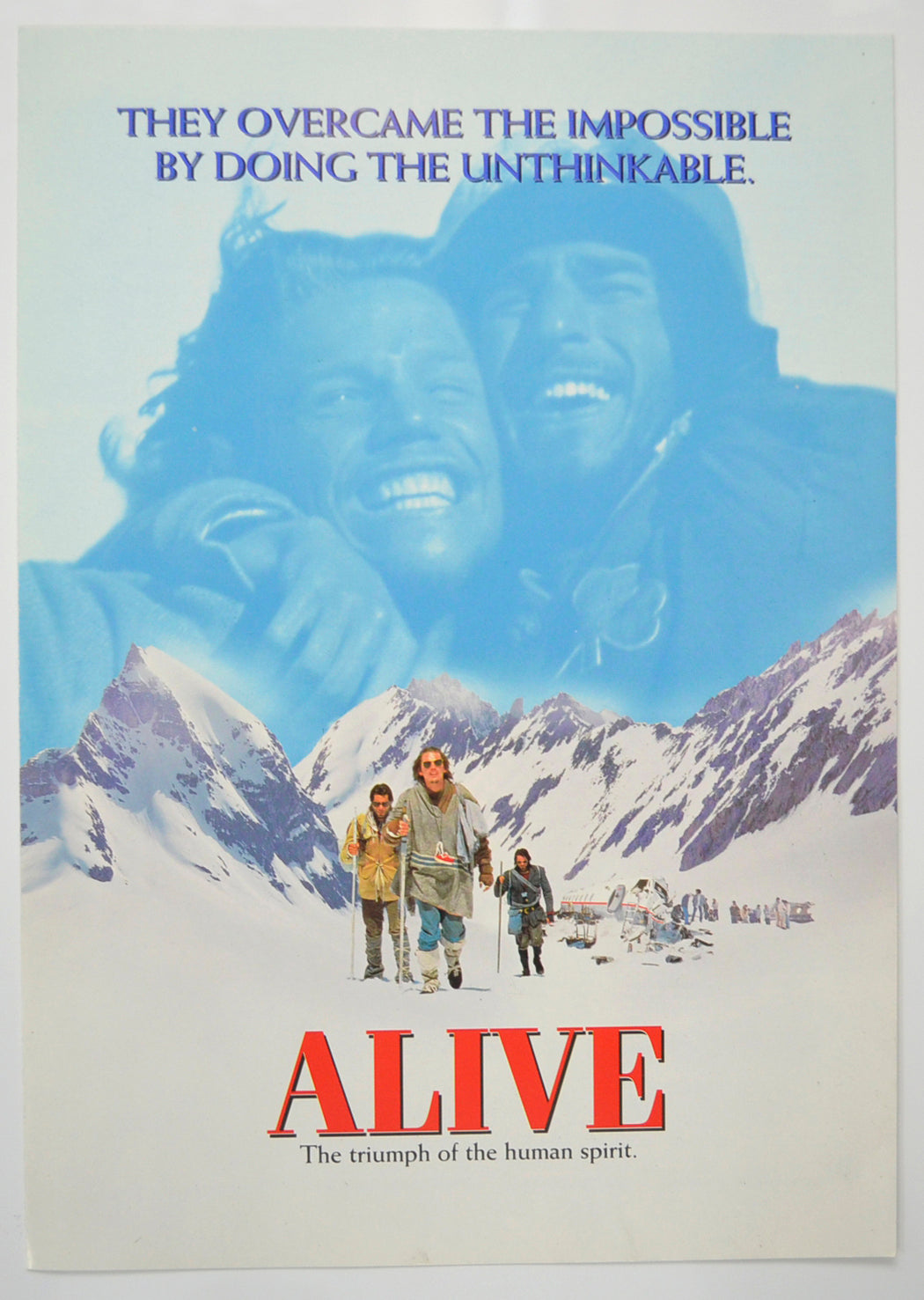 Alive Original Cinema Exhibitors Press Synopsis / Credits Booklet (UK)