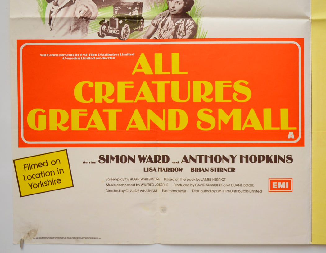 ALL CREATURES GREAT AND SMALL / BEAUTIFUL PEOPLE (Bottom Left) Cinema Quad Movie Poster 