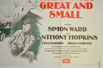 ALL CREATURES GREAT AND SMALL (Bottom Right) Cinema Quad Movie Poster 