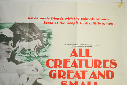 ALL CREATURES GREAT AND SMALL (Top Right) Cinema Quad Movie Poster 