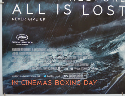 ALL IS LOST (Bottom Left) Cinema Quad Movie Poster 