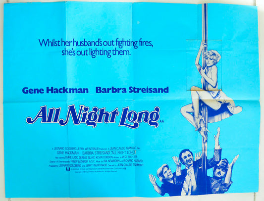 All Night Long Original British Quad Poster - Film Poster - Movie Poster 