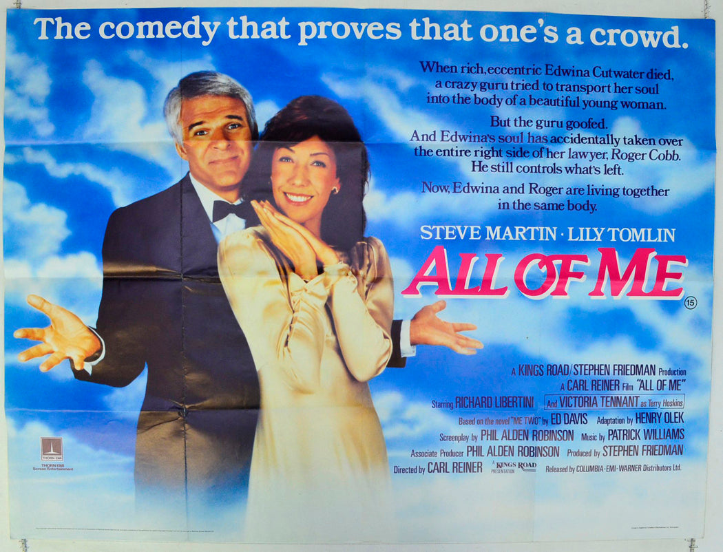 All Of Me Original British Quad Poster - Film Poster - Movie Poster 