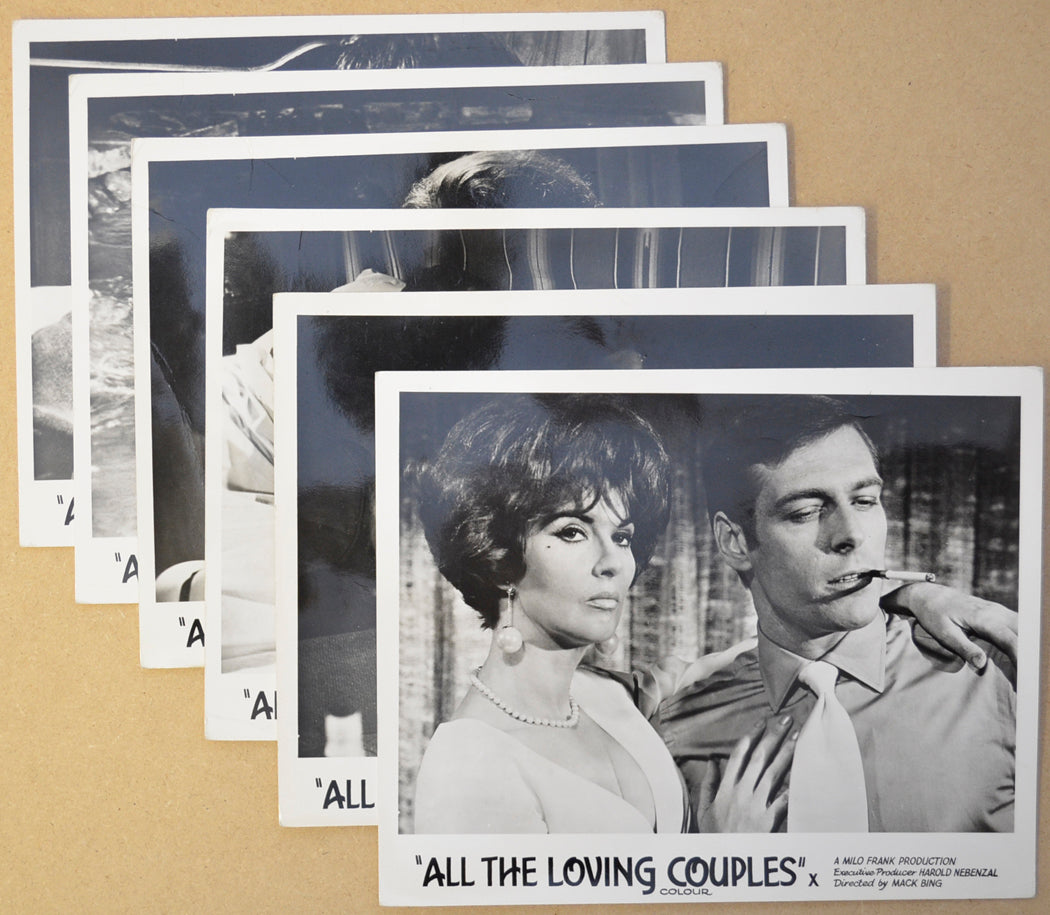 All The Loving Couples 6 Original Black and White Front Of House Stills / 8x10 Lobby Cards 