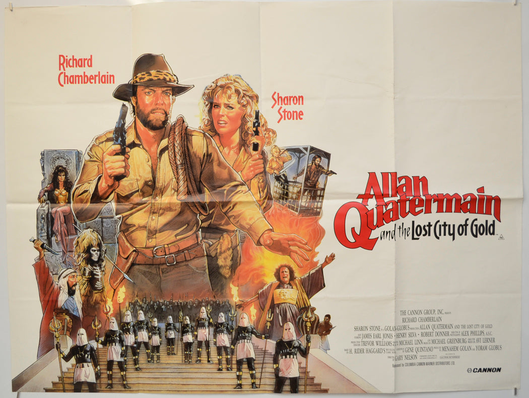 Allan Quatermain And The Lost City Of Gold  Original Quad Poster - Film Poster - Movie Poster