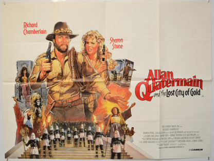 Allan Quatermain And The Lost City Of Gold  Original Quad Poster - Film Poster - Movie Poster