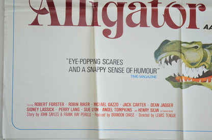 ALLIGATOR (Bottom Left) Cinema Quad Movie Poster 