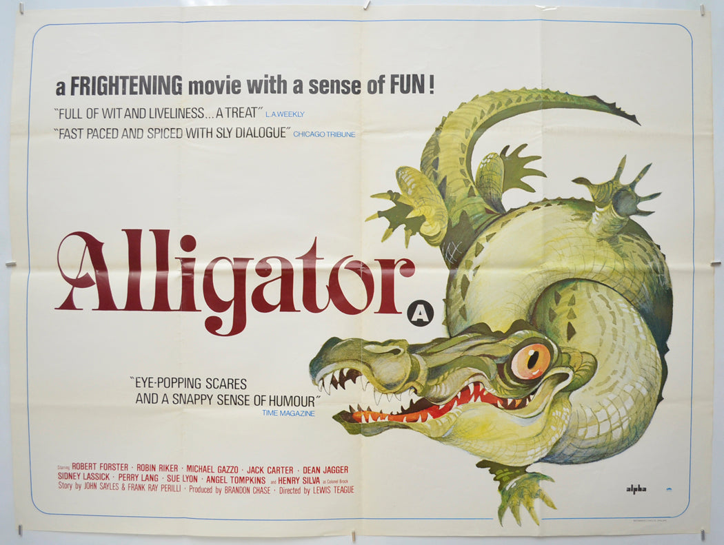 Alligator Original Quad Poster - Film Poster - Movie Poster