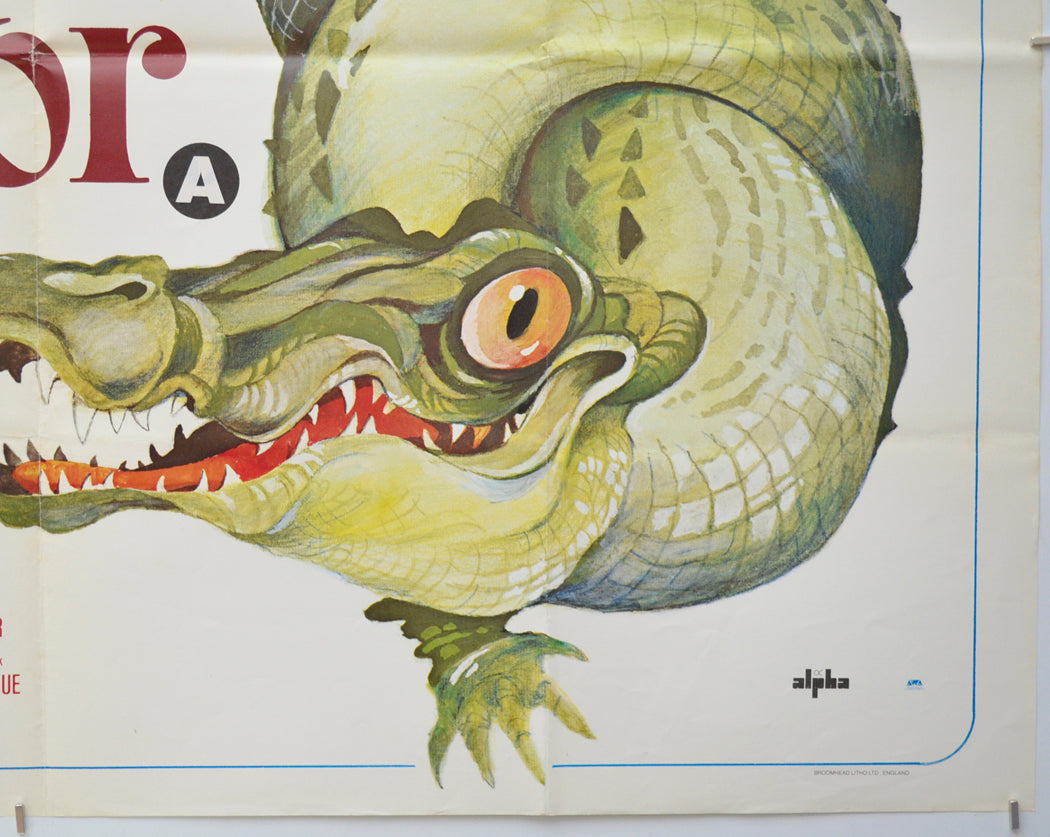 ALLIGATOR (Bottom Right) Cinema Quad Movie Poster 